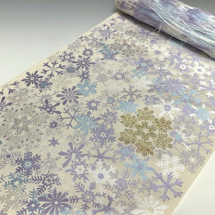 楽天市場】特別企画！！お仕立て上り品！！雪の結晶柄 ！！九寸名古屋 