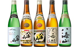 八海山 純米吟醸/特別本醸造/普通酒/大吟醸/純米大吟醸 八海醸造 日本酒 新潟県 720ml×5本 飲み比べ セット ギフト