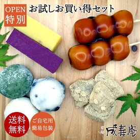 生菓子 お試しセット 本わらび餅 大福 芋ようかん 紫芋羊羹 大玉 みたらし団子 京都の和菓子 ギフト お取り寄せスイーツ わらび餅 お菓子 美味しい 和菓子 詰め合わせ 黒豆大福 よもぎ大福 栗大福 スイーツ 和菓子通販 みたらし 大福餅 和菓子セット お取り寄せ 京都 成寿庵
