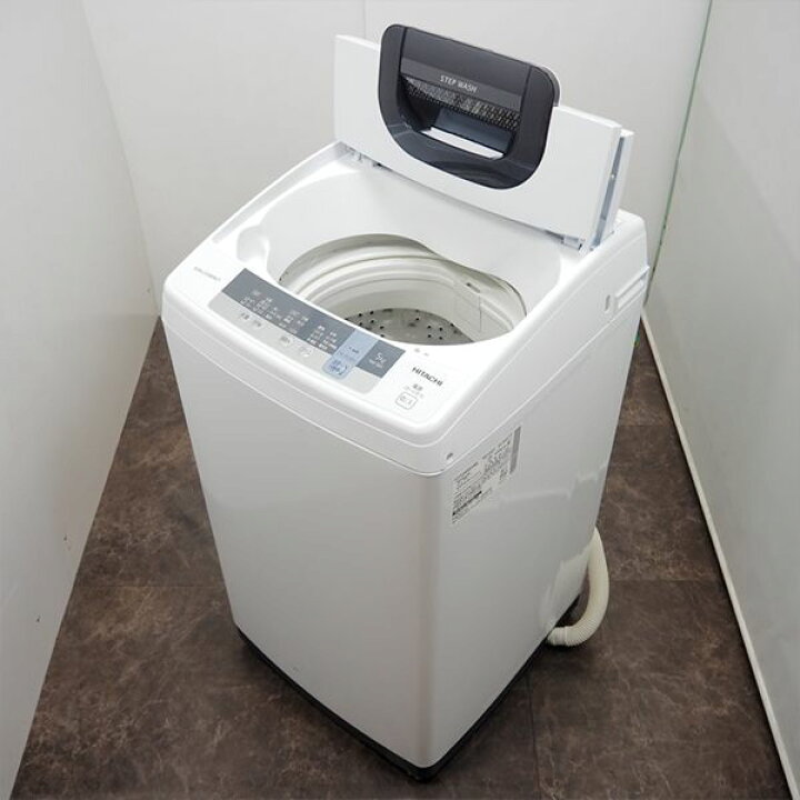 楽天市場】【中古】SB-NW50CW/洗濯機/5.0kg/HITACHI/日立/NW-50C-W/高  