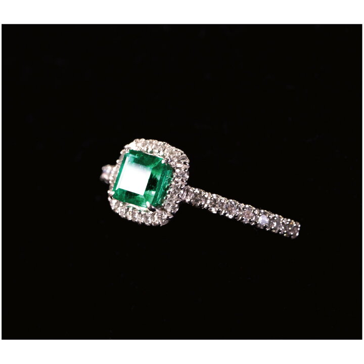 楽天市場】【鑑別書◎】エメラルド 0.44ct ダイヤモンド 0.23ct 指輪 