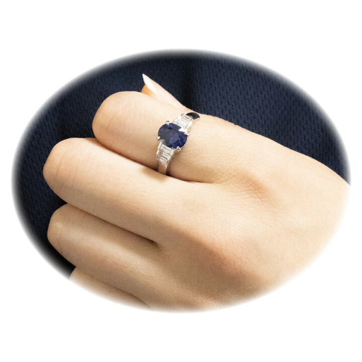 楽天市場】サファイア 1.83ct ダイヤモンド 0.38ct 指輪 リング 宝石 