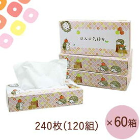 ●イトマン 新 ほんの気持ち ティシュ 240枚(120組) ×60箱 (20120114) 送料無料 61175