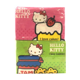 【ポイント3倍 4/4 20時から】 水に流せるポケットティッシュ ハローキティ 6P×100パック まとめ買い 送料無料 01024
