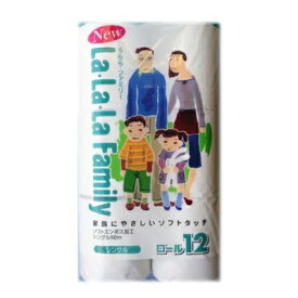 【ポイント3倍 4/4 20時から】 ららら トイレットペーパー シングル50m 12ロール×8パック まとめ買い 送料無料 00304