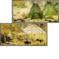 楽天市場】山水図屏風の通販