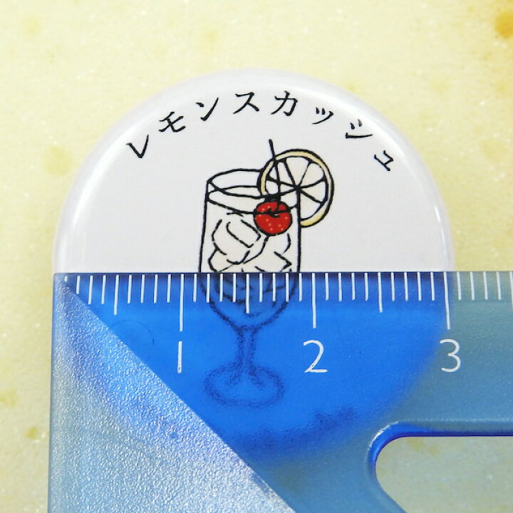 楽天市場 イラストと英語で日本語を紹介する 日本語フラッシュカード 缶バッジ レモンスカッシュ Lemon Sukasshu 京都文具屋