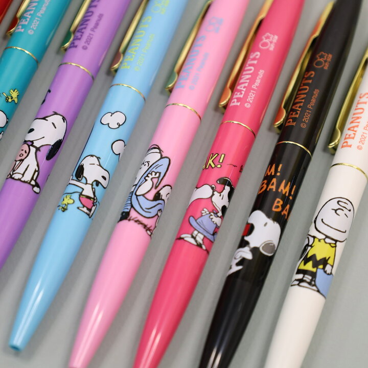 楽天市場 Bic ビックxpeanutsコラボアイテムclic Gold クリックゴールド ノック式ボールペン0 5mm 京都文具屋