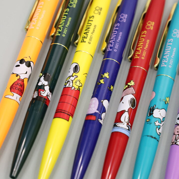 楽天市場 Bic ビックxpeanutsコラボアイテムclic Gold クリックゴールド ノック式ボールペン0 5mm 京都文具屋