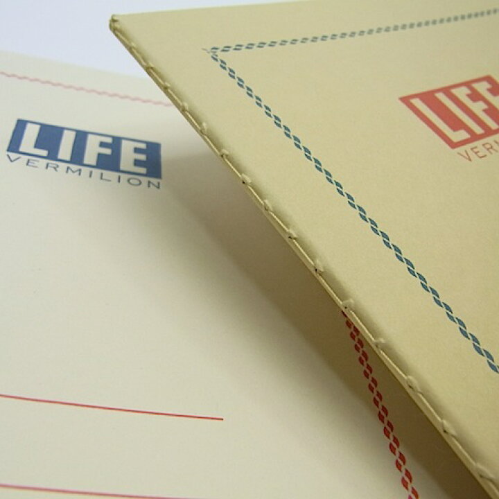 楽天市場 ｌｉｆｅ ライフ バーミリオン ａ６ノート 方眼 横罫 特別抄造紙の書き心地を是非 京都文具屋
