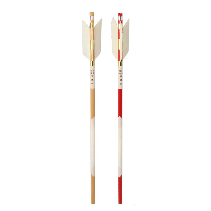 楽天市場 正月飾り 破魔矢 高さ約30ｃｍ 紅 白 1本入り 正月 手作り 材料 パーツ 玄関 縁起 和風 年初め 迎春 お正月アレンジに Boon Square 陽気な広場