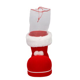 ブローブーツ LLサイズ【ぼんてん】クリスマスの定番！ネット付きなので、お菓子や小物を入れてプレゼントに!!※容器のみの販売です。