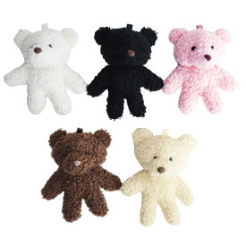 モコモコくま【約10cm】くま ぬいぐるみ.ループ付き【1個入り】　雑貨　アクセサリ　かわいいぬいぐるみのくま