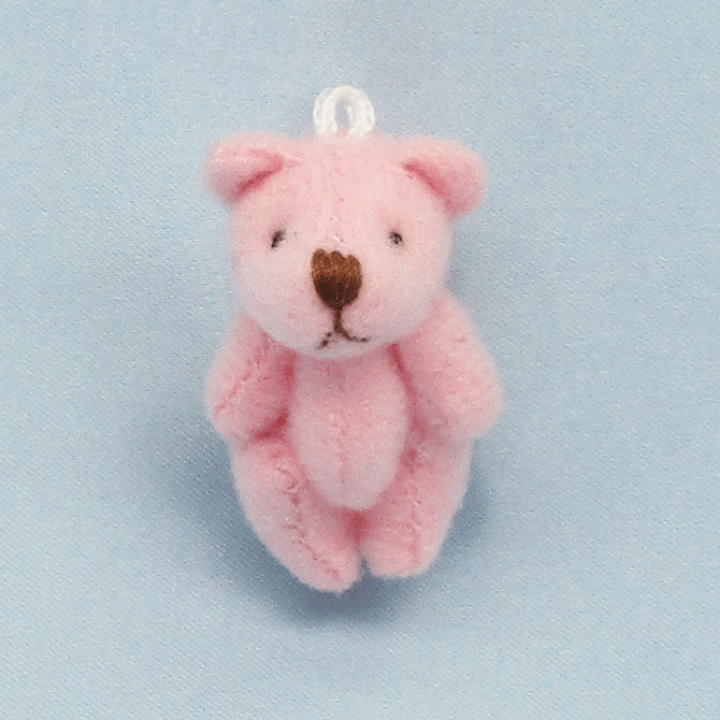 楽天市場】ミニくま・くま・ぬいぐるみパーツ 約4cm【カラー：ピンク