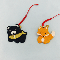 楽天市場】くま 根付の通販