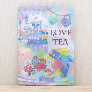 プチギフト お茶【ホラグチカヨ|LOVE TEA】プチギフトやお土産にもぴったりな「ごあいさつ茶」京都・宇治田原産・和紅茶ティーバッグ1包入/ライオン 動物 カラフル ハート お城 美味しい