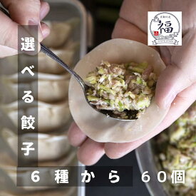京餃子パーティー60個みんなでワイワイ選んで盛り上がる選べる詰合せ送料無料。職人手包みの全6種からお好みの4パックを贅沢に囲むおうち居酒屋の特等席、週末の食卓に笑顔と歓声を届ける京都伏見から直送。【京都点心福❘しゅうまい奉行】