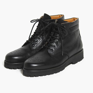 �g���A���h�V�[�I�[ Tomo&Co ���[�X�A�b�v�u�[�c 26.0/27.0cm �v�C ���U�[�V���[�Y MEDALLION 7 HOLE BOOTS -BLACK-