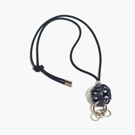 Satou サトウ メンズ アクセサリー ネックレス キーネックレス 竹細工 伝統工芸 23AW ネイビー/紺 take necklace -NAVY-