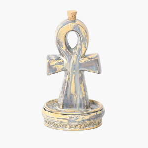 FAF GtG[Gt  CeAG AeB[NG u  AN`[t 25H~ ANKH INCENSE HOLDER -ECRU-