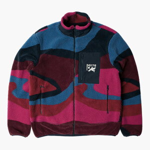 by Parra oCp {AWPbg AE^[ Y t[X  S Xg[g AEghA 25H~ FULL FTP BOOSTER POLAR FLEECE JACKET -RED-