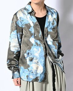 KOOI �R�[�C �����{�^���V���c �����Y/���f�B�[�X �g�b�v�X ���� 26�t�� ONE BUTTON SHIRT-BLEACH -CHARCOAL-