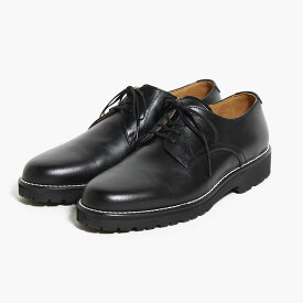 トモアンドシーオー Tomo&Co アシンメトリーブーツ 26.0/27.0cm 革靴 レザーシューズ ASYMMETRIC SERVICE SHOES -BLACK-