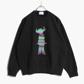 Insonnia Projects インソニアプロジェクト スウェット メンズ トップス JAMIROQUAI サイズ1-2 ブラック/黒 JAMIROQUAI SERAPE BUFFALO SWEAT -BLACK-