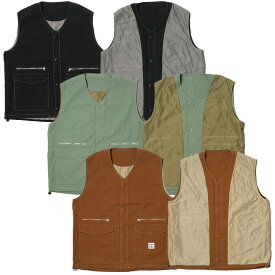 MONTLEY モーレー リバーシブルベスト サイズ1-3 トップス 刺繍 メンズ REVERSIBLE VEST -3.COLOR-