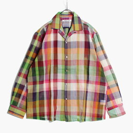 SEVEN BY SEVEN セブンバイセブン チェックシャツ メンズ トップス シアー サイズS OPEN COLLAR SHEER SH L/S Handwoven Madras check size:S -ASST TYPE:B-