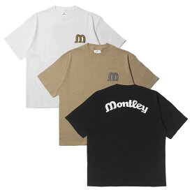 MONTLEY モーレー ロゴプリントTシャツ サイズ1-3 トップス 半袖 メンズ PAISLEY SPORTS LOGO HEAVY SS TEE -3.COLOR-