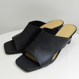 ATELIER BRUGGE アトリエブルージュ ミュール レディース シューズ サンダル 23.5-24.5cm ブラック/黒 CUTTING MULES -BLACK-