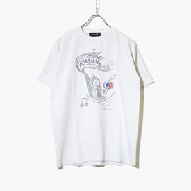 Lamrof ラムロフ Tシャツ メンズ トップス グラフィック ヴィンテージT ダメージT 半袖 サイズ1 ホワイト/白 PSYCHEDELIC SOUL T -WHITE-