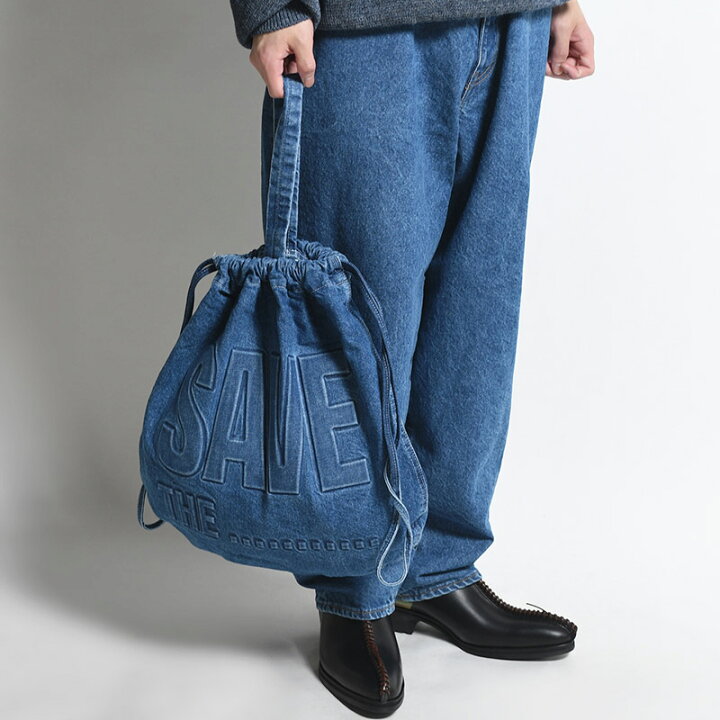 楽天市場】Sasquatchfabrix. サスクワァッチファブリックス デニム巾着 