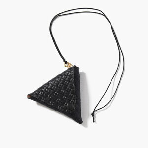 SEVEN BY SEVEN ZuoCZu U[RCP[X Y ANZT[ lbNX ubN/ LEATHER TRIANGLE COINCASE -BLACK-