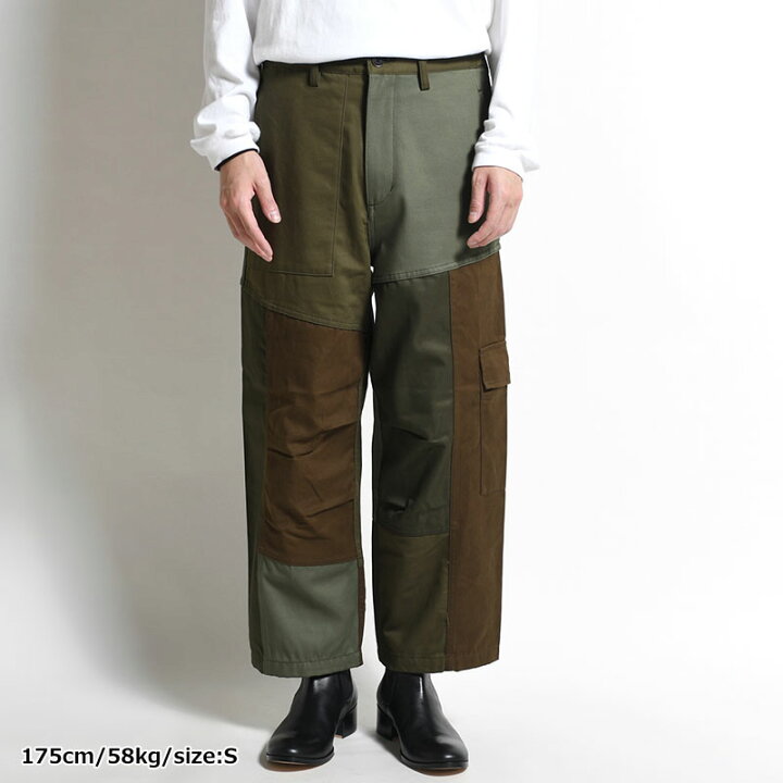 楽天市場】【SALE】KUON クオン パッチワークパンツ サイズS/M 