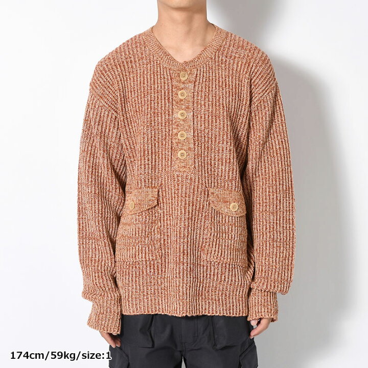 楽天市場】【SALE】KOOI コーイ ヘンリーネックニット 長袖 トップス 