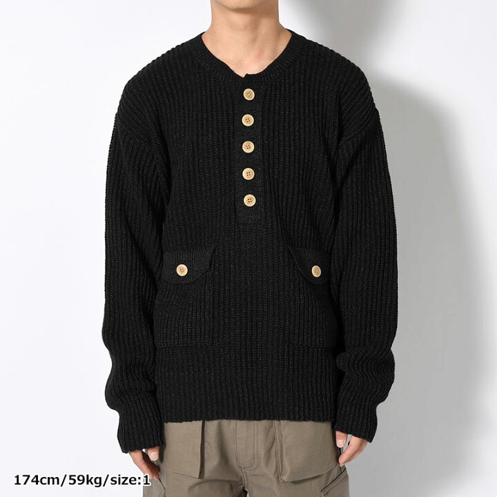 楽天市場】【SALE】KOOI コーイ ヘンリーネックニット 長袖 トップス 
