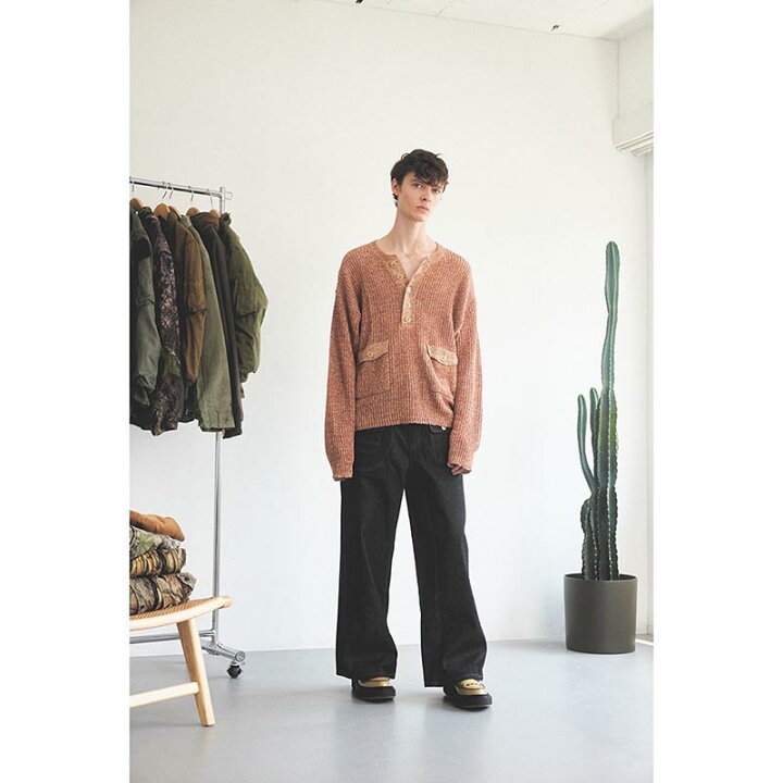 楽天市場】【SALE】KOOI コーイ ヘンリーネックニット 長袖 トップス 