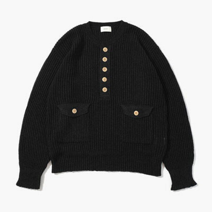 楽天市場】【SALE】KOOI コーイ ヘンリーネックニット 長袖 トップス 