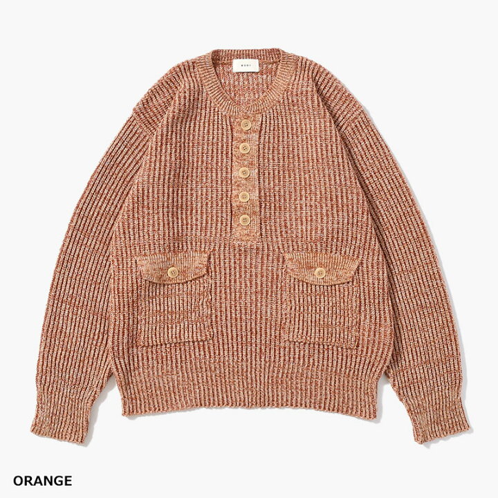 楽天市場】【SALE】KOOI コーイ ヘンリーネックニット 長袖 トップス 