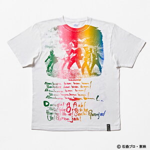 blackmeans ubN~[Y TVc 閧SW[R{ gbvX Y vg 25t "GORENGER" Gradation Print T-shirt -WHITE-