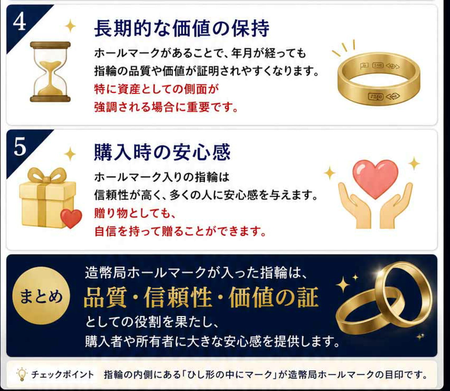 k 18 リングサイズ15号ホールマーク入り