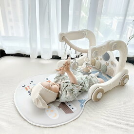5in1ベベビージム 赤ちゃん 感覚が育つ 赤ちゃんのおもちゃ 新生児音楽フィットネス ファッションおもちゃ 室内遊具 知育玩具 キックと遊び おしゃれ おもちゃ 出産準備 出産祝い 誕生日プレゼント 0歳~ 新生児