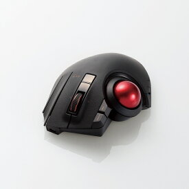 エレコム マウス トラックボール 有線 ワイヤレス Bluetooth 8ボタン 親指 M-XPT1MRBK(1個)
