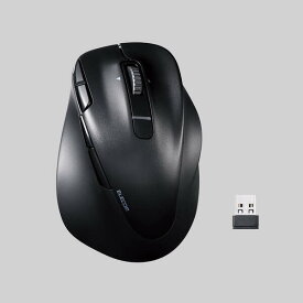 ELECOM 静音 充電式 Bluetooth5.0マウス EX-G 8ボタン XLサイズ M-XGXL50MBSKBK