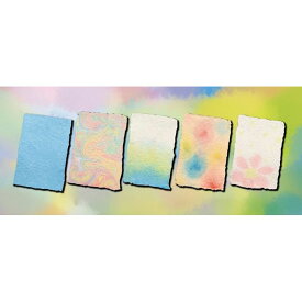 【おまとめ15個セット】紙すきセット 染め絵の具3色付