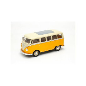 ミニカー WELLY 1/24 VW T1 バス 1963（イエロー） (No.WE22095Y1) ミニカー 自動車 車 カー 京商ダイキャスト