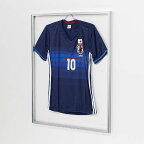 L116 S Mサイズ ユニフォーム額 ステン 額縁 壁かけ インテリア サッカー 野球 Tシャツ 丈夫 モダン 高級感 シンプル ディスプレイケース 入替え簡単 ハンガー付き 日本製