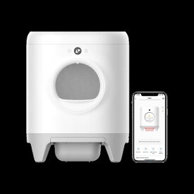 Pura X 全自動猫トイレ 定期清掃ネコトイレ PETKIT正規品 スマホ管理自動トイレ 縦型スリム自動ねこトイレ お留守番も安心トイレ センサー付で安全トイレ 砂飛散防止マット付 自動清掃トイレ 猫用全自動省スペーストイレ 安全装置付き自動トイレ 省スペース自動猫トイレ